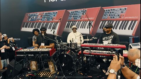Kevin Powell on Nord organ 🎹🎶🎵🔥 Namm 2026