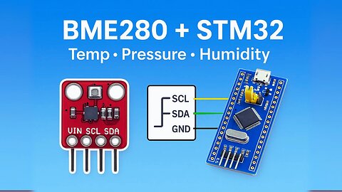 Interfacing BME280 Sensor with STM32 via I²C – Measure Temperature, Pressure & Humidity