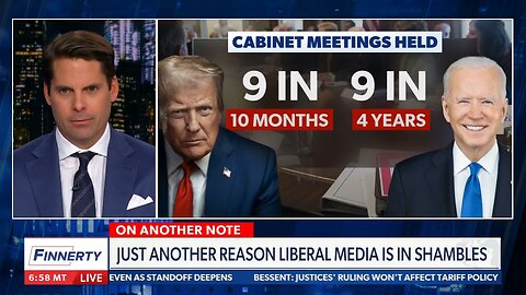 Rob Finnerty contrasts PDJT's cabinet meeting record vs Buydone