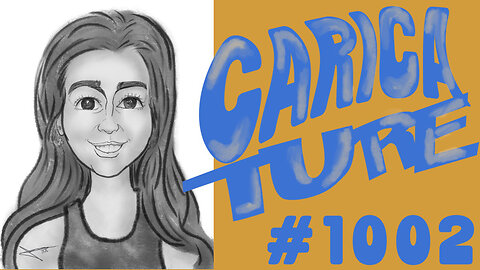 Smiling Girl Black & White Caricature Art | Juno's Caricatures | Artist Juno | #1002