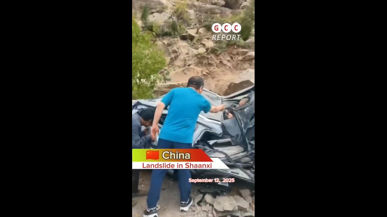 #China #landslide #Shaanxi #YellowRiver #disaster #Climate #destruction #anomaly #climatechange