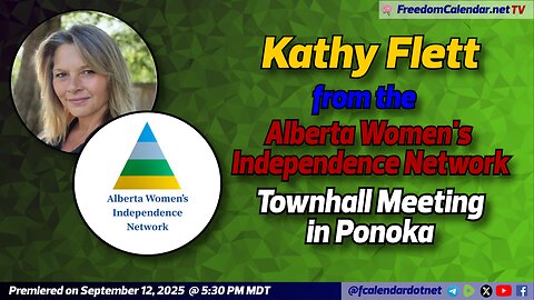 FreedomCalendar.net TV #050: Townhall meeting with Kathy Flett from AWIN