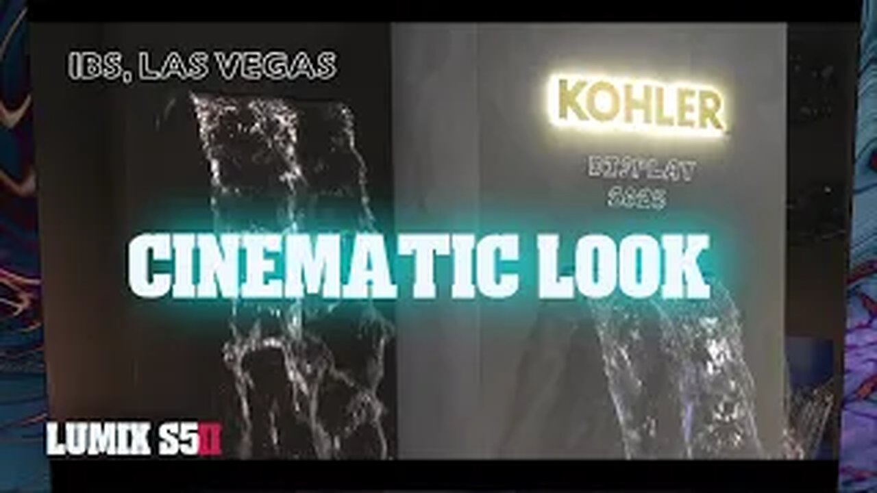 2025 IBS Kohler Display Looks Incredible in Cinematic Quality Shot on LUMIX S5II ( 35mm f1.8 )