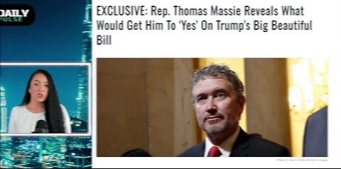 Thomas Massie Reveals What Would Get Him to Vote ‘Yes’ on Trump’s Big Beautiful Bill