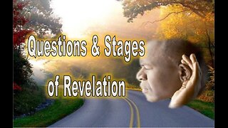 Questions & Stages of Revelation #jesus #motivation #biblestudy