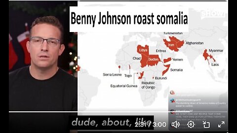 Benny Johnson on somalia statistics on goes viral