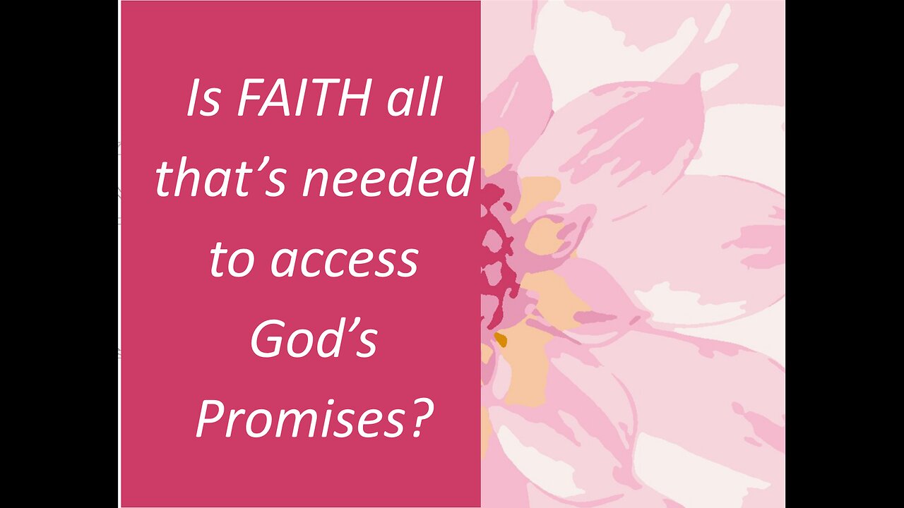 April 28 (Year 4) Do we only need FAITH to access God's promises? - Tiffany Root & Kirk VandeGuchte