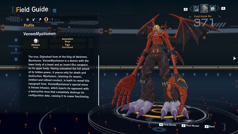 venommyotismon all digivolution/de-digivolution/profile Digimon Story Time Stranger