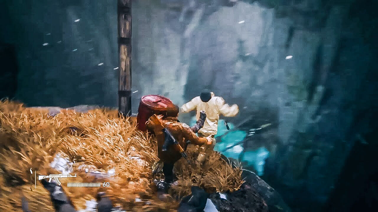 UnCharted4 Hard Mode - Cliffside PC Fight #gameplay#uncharted4#gaming