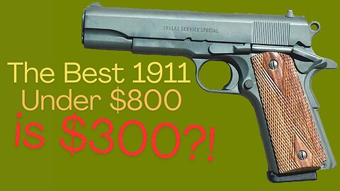 Review: Tisas 1911a1 US Army WW2 GI Clone Replica