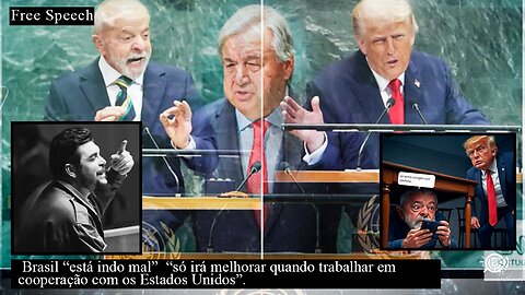 MACHO NO PÓDIO, COVARDE NA FRENTE: TRUMP ENCURALA LULA