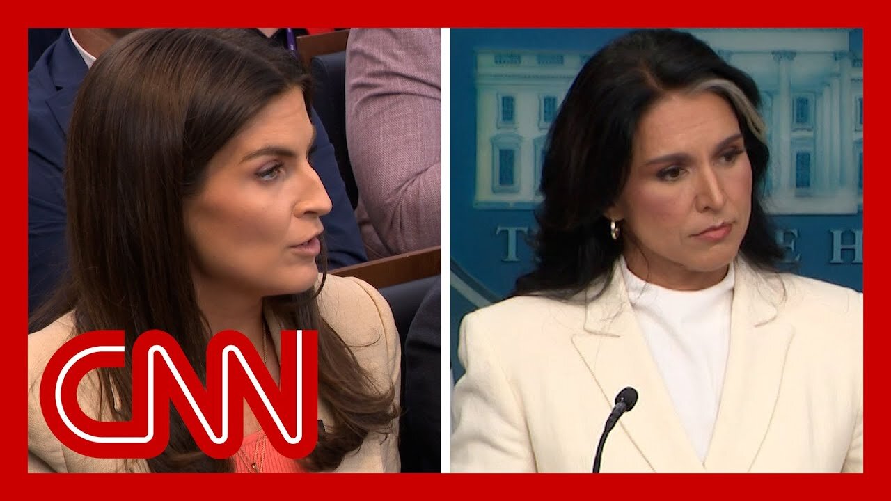 WH correspondent Kaitlan Collins presses Tulsi Gabbard on timing of Obama report