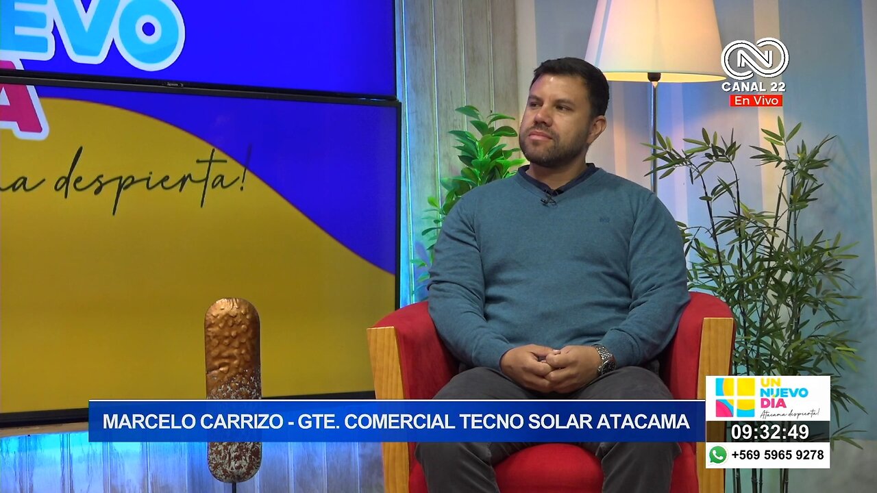 Marcelo Carrizo Gerente comercial Tecno Solar Atacama