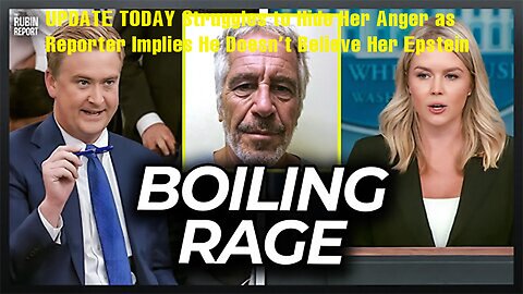UPDATE TODAY Struggles to Hide Her Anger as Reporter Implies He Doesn't Believe Her Epstein Story