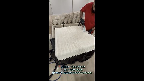 The Sofa That Made Me Lose Track of Time 😅 When Cleaning Becomes Art 📍 Dallas – Fort Worth