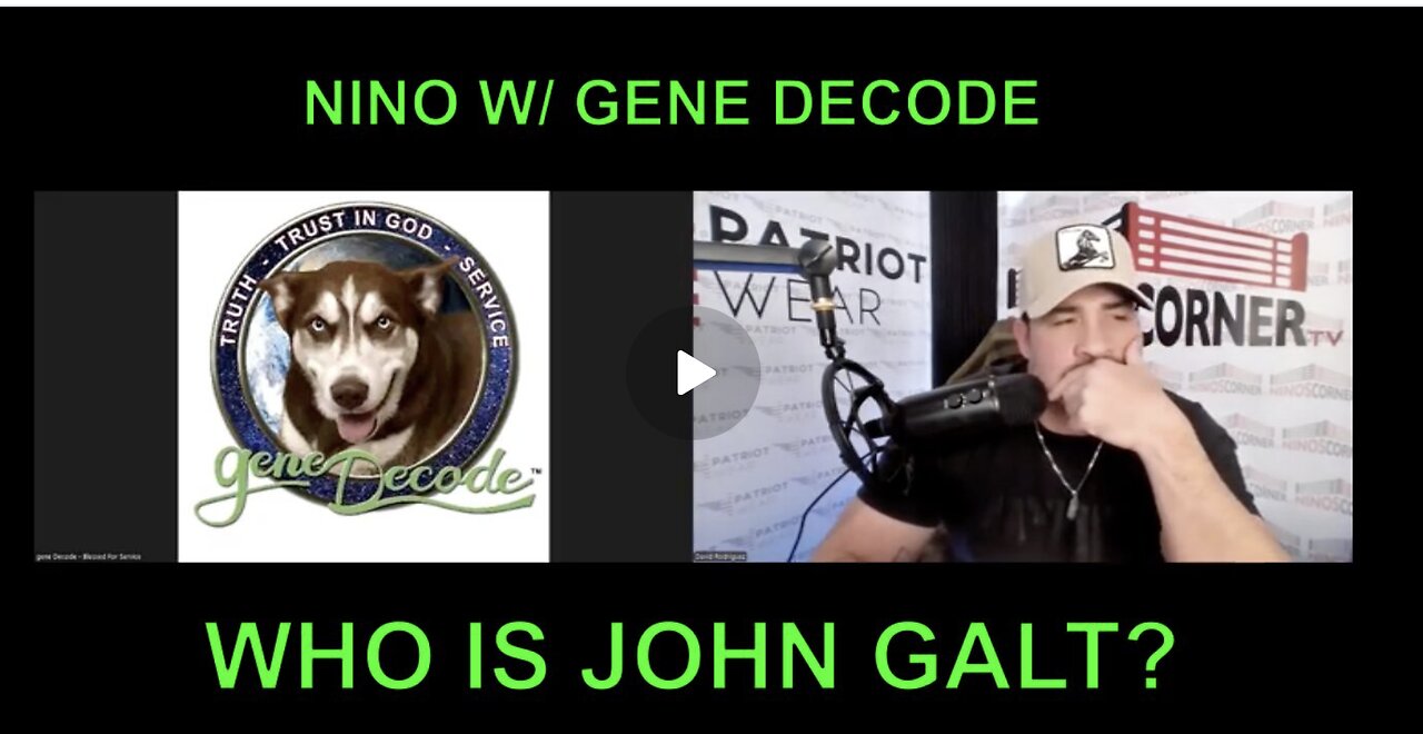 Gene Decode w/ Nino SHOCK DISCOVERY - They're Preparing 4 A Mass Death Event! WHO IS JOHN GALT?