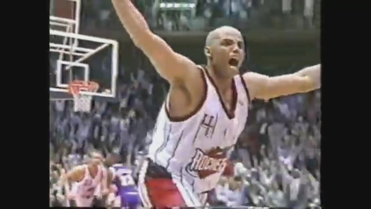 Charles Barkley 33 Points 5 Ast 3 Blk Vs. Lakers, 1996-97.