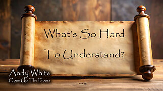 Andy White: What's So Hard To Understand?