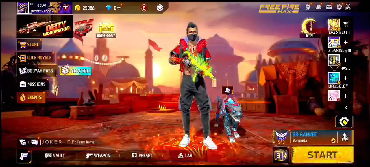 Free Fire Heavy I'd