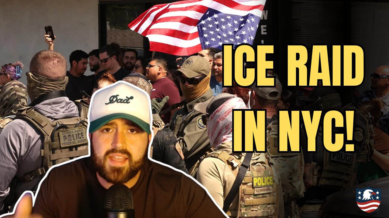 ICE Agents Conduct Immigration Raid In NYC - "Things Get HEATED"