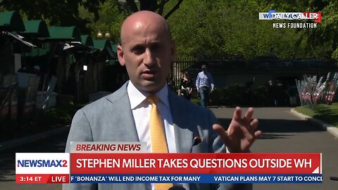 Stephen Miller Presses Reporter on Immigration Views in Heated Exchange