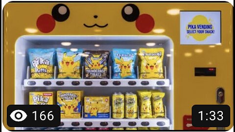 Vending Machine Full Of Pikachu Snacks Grok Ai