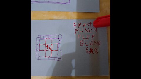 Fractal Punch Flip Blend 8x8
