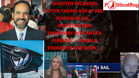 ABC shooter released on bail! Kimmel back on air, and Kamala Promotes her book...
