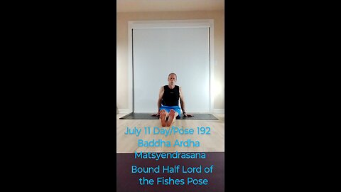 Baddha Ardha Matsyendrasana / Bound Half Lord of the Fishes Pose