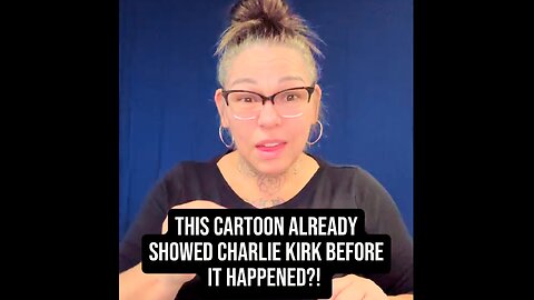 This Cartoon Already Showed Charlie Kirk Before It happened?! 😱 #asl #deaf #signlanguage