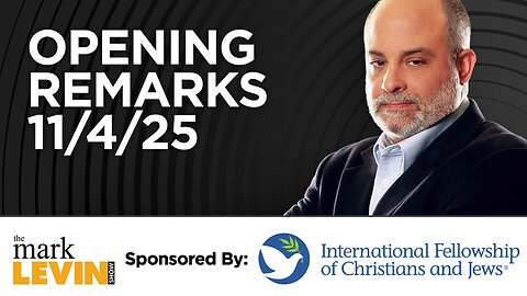 Mark's Opening Remarks - 11/4/25