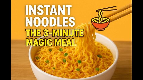 Instant Noodles – The 3-Minute Magic Meal 🍜 | Quick, Easy & Delicious Snack Idea! Bangla Tasty
