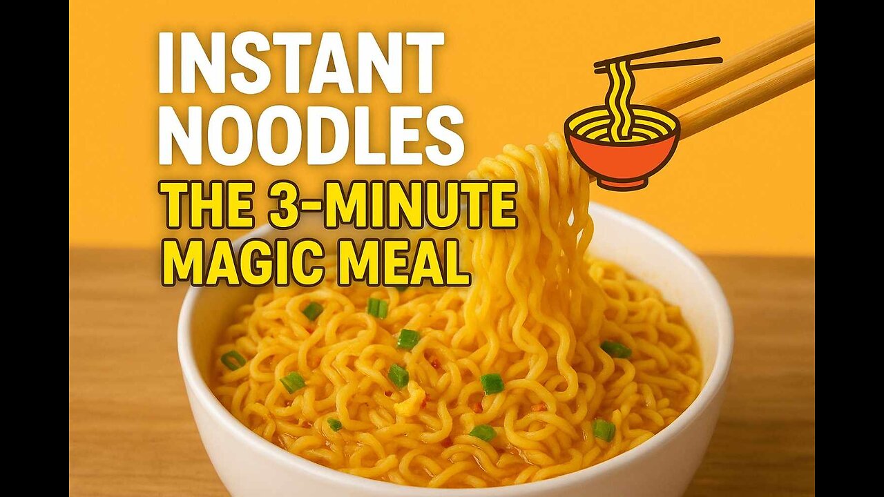 Instant Noodles – The 3-Minute Magic Meal 🍜 | Quick, Easy & Delicious Snack Idea! Bangla Tasty