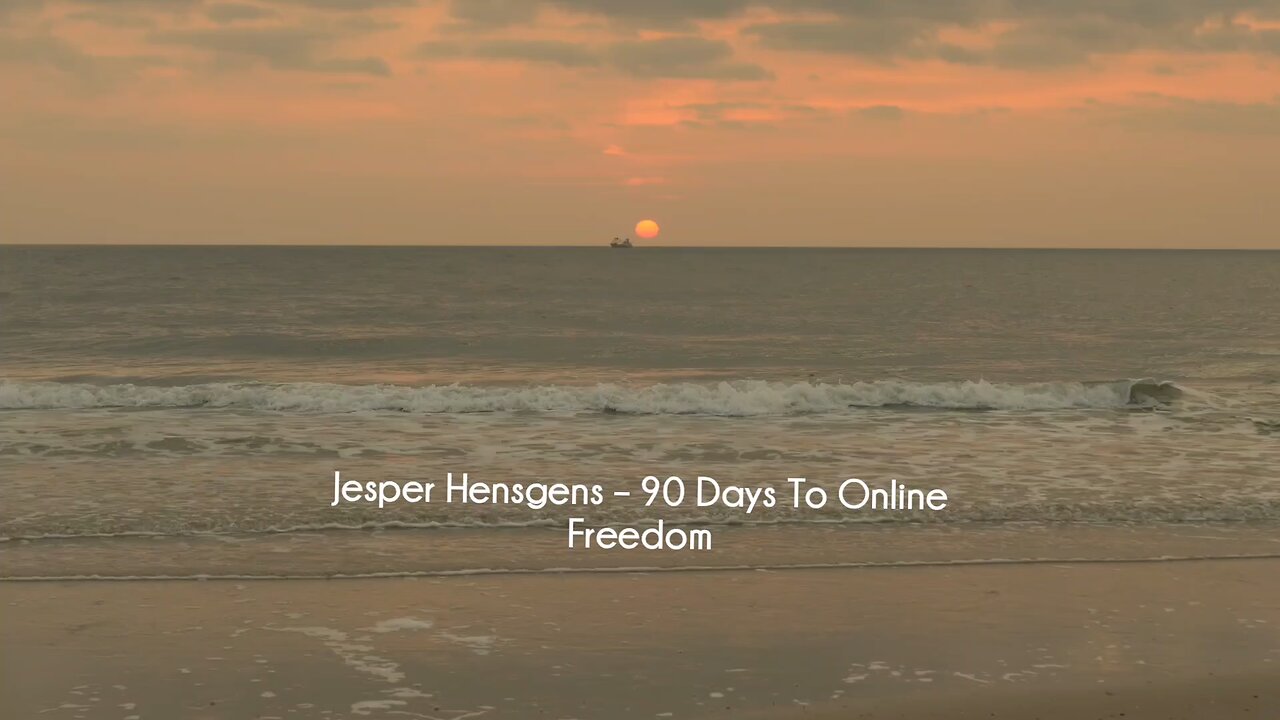 Jesper Hensgens – 90 Days To Online Freedom