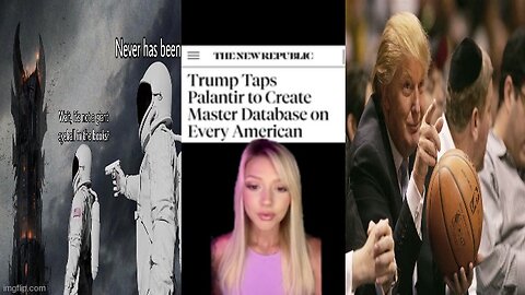 TRUMP LAYS UP PALANTIR 🏀 WE THE PEOPLE NEED TO WORK IN TANDEM TO DUNK 'EM❗