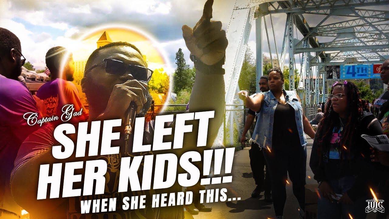 SHE LEFT HER KIDS WHEN SHE HEARD THIS…