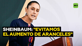Sheinbaum sobre llamada con Trump: "Evitamos el aumento de aranceles"