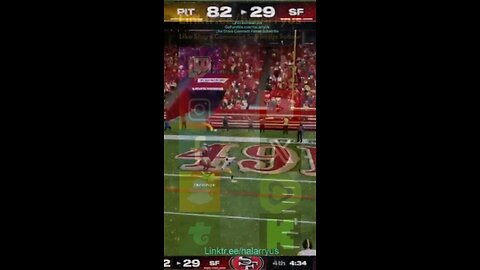 Pick 6 PIT 88 vs SF 29 #AllMadden #Madden25 #NFLmadden #madden
