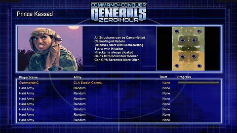 Command & Conquer: Generals Zero Hour - 1 Player vs 7 Hard AI (Random) - Part 6