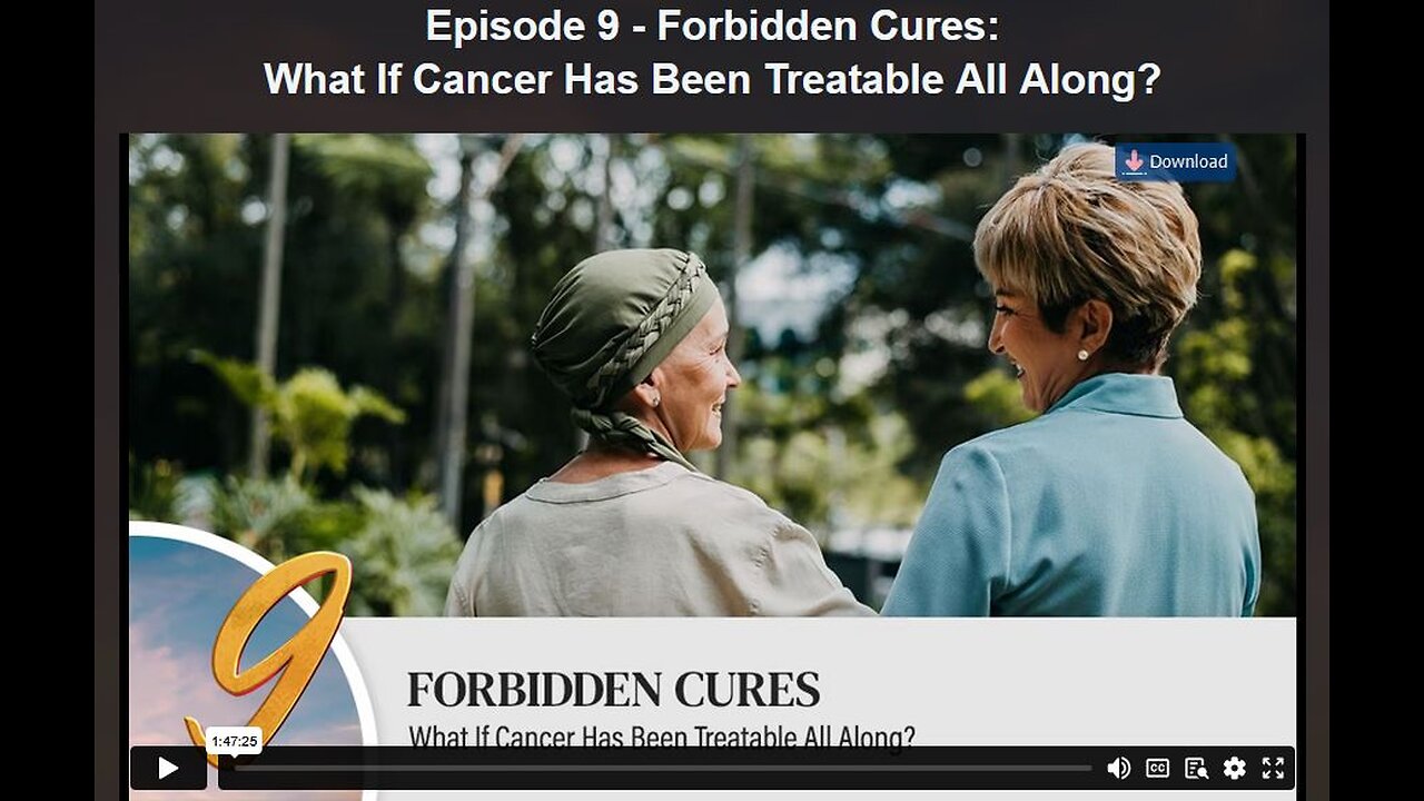 HEALING REVOLUTION SERIES: EPISODE 9- Forbidden Cures: What If Cancer Has Been Treatable All Along?