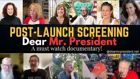 THE POST-LAUNCH AFTER PARTY - DEAR MR PRESIDENT