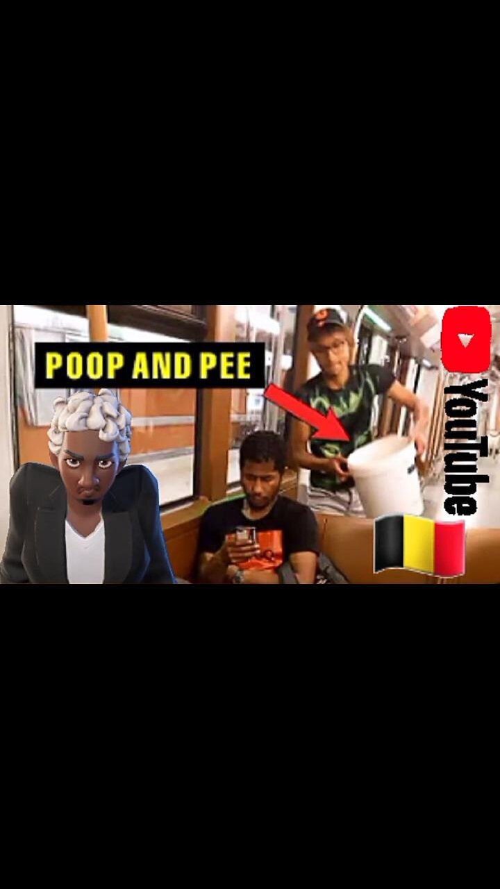 Belgian YouTuber YaNike Pours Bucket Full Of Fecal Matter & Urine On Passengers At The Subway