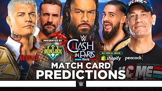 WWE Clash in Paris 2025 - Match Card Predictions [v3]