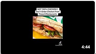 Beware Of Fake Chicken...