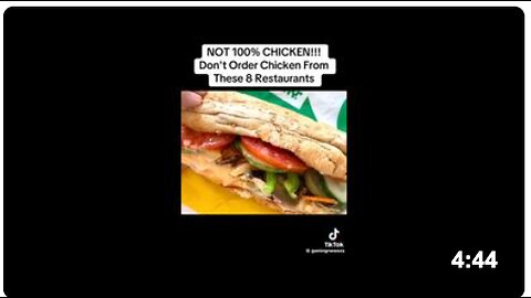 Beware Of Fake Chicken...