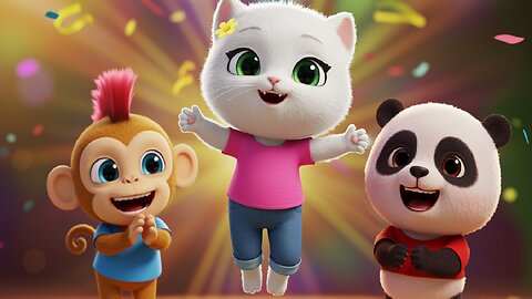 Clap Your Hands Song! 🎵 | Fun Nursery Rhyme for Toddlers & Kids | Cleo Cat and Friends