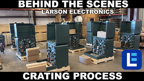 Full Crating Process of a Pad Mount Transformer at Larson Electronics in Texas