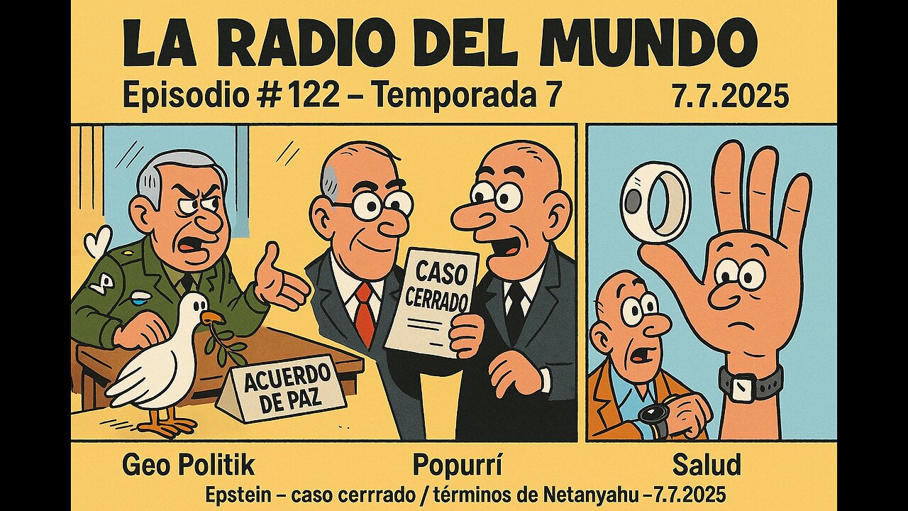 Epstein - caso cerrado / términos de Netanyahu -7.7.2025