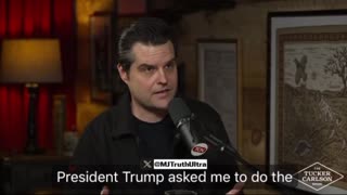 Matt Gaetz on what happened with Trump appointing him as AG