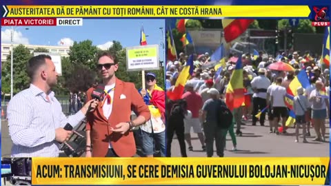 A început protestul din Piața Victoriei: TĂIAȚI DE LA VOI, NU DE LA NOI!